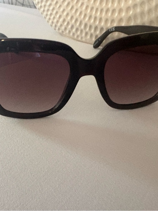 Quay Australia Icy square sunglasses feature oversized black frames. main image 6